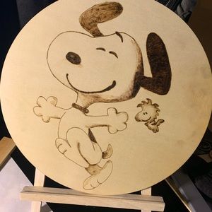 Pyrogrphia art burning wood